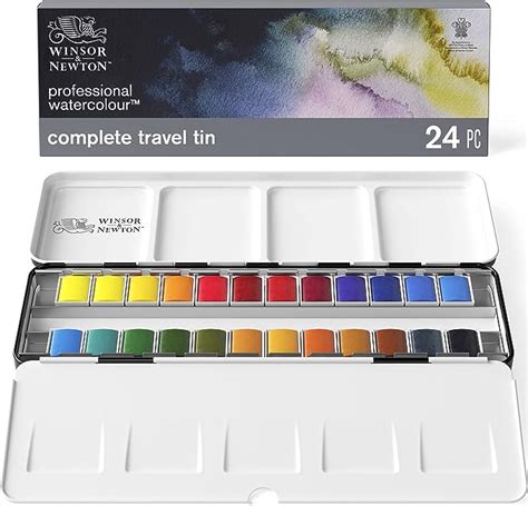 winsor & newton professional water colour lightweight metal box|windsor official website.